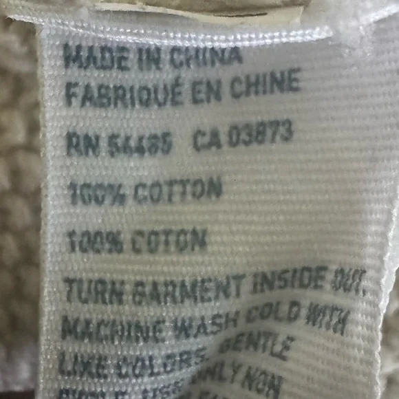 American Eagle Outfitters Open Knit Cardigan in Cream Size S - Picture 5 of 9